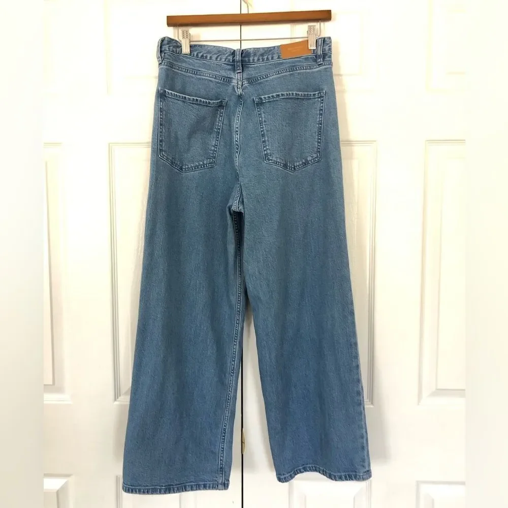 KATE SPADE Jeans Wide Leg Denim Cropped Jeans Size 30